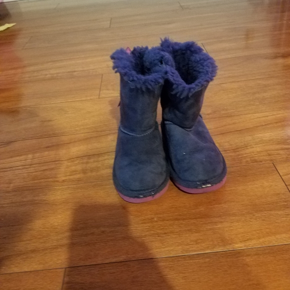 Beautiful Purple with Pink Ugg boots. Sz 10 - Picture 2 of 3